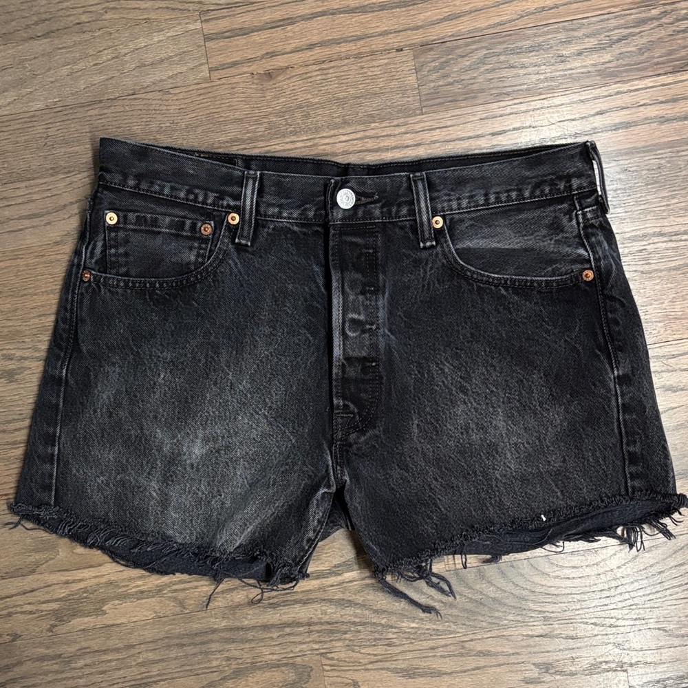 Levi's Black Jean Shorts size 34